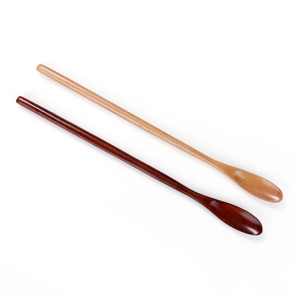 Muỗng Múc Mật Ong / Trà / Cà Phê Cán Dài Bằng Gỗ Màu Sắc Bền Tiện Dụng Cho Nhà Bếp