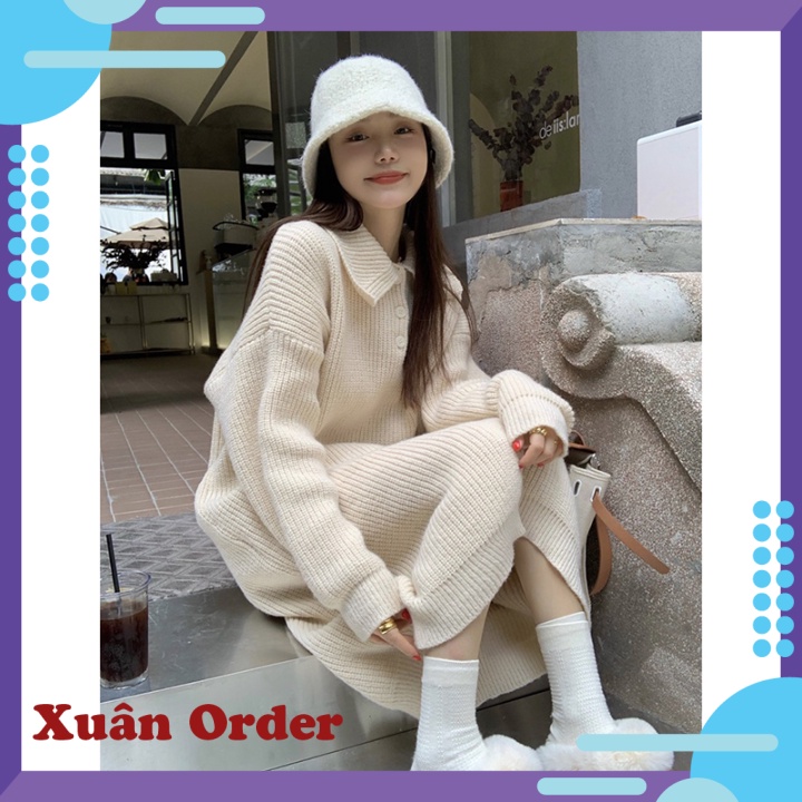 (Order 7-12 ngày, Freesize) - váy phụ nữ mùa thu và mùa đông phiên bản Hàn Quốc - Hàng Quảng Châu - ayu-SKU9-24