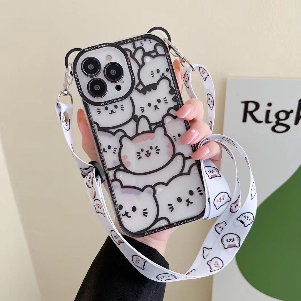 Ốp Điện Thoại tpu Mềm Hình Mèo Kitty Dễ Thương Cho iphone 14 14 pro 14 PLUS 14 pro max 13 pro max ins12 pro max 11 pro max xsmax