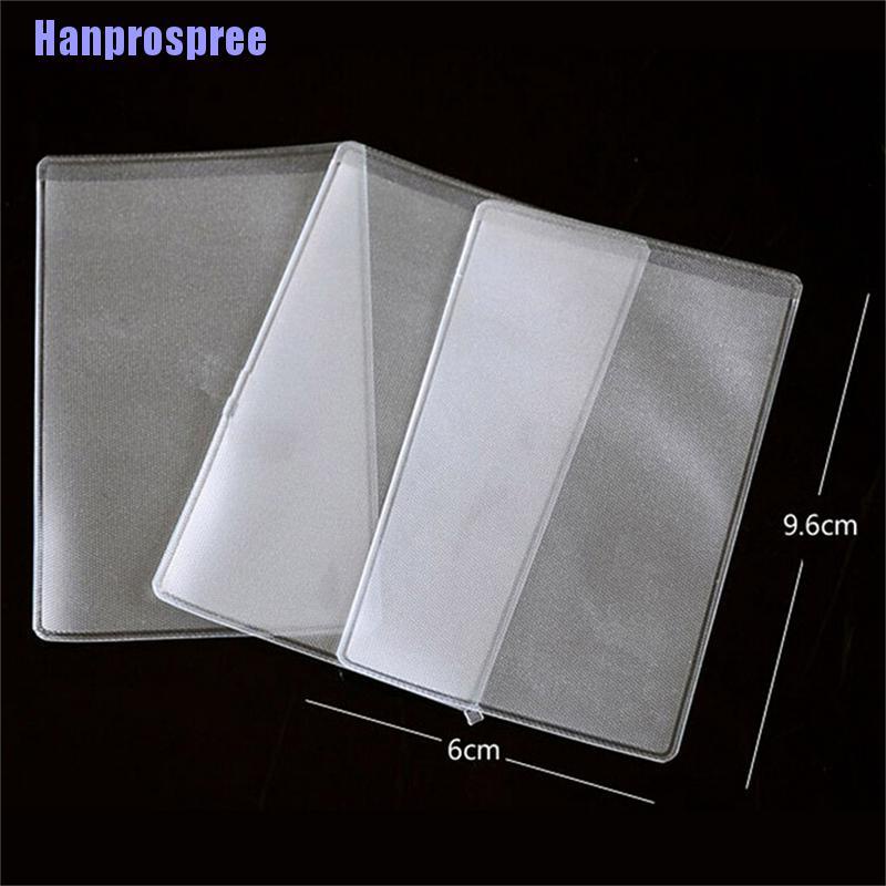 Bộ 10 túi đựng thẻ ID bằng nhựa PVC chuyên dùng