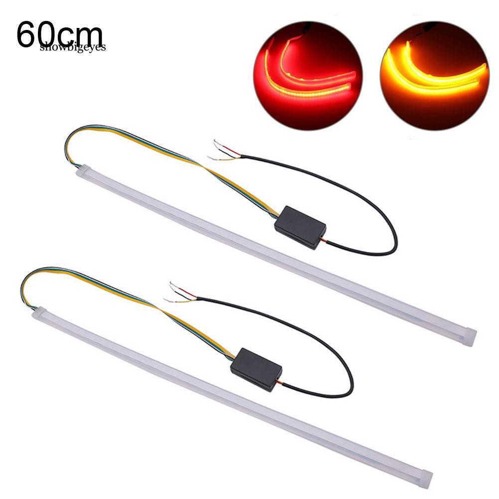 1 dải đèn LED ban ngày siêu mỏng 30 / 45 / 60cm cho xe hơi