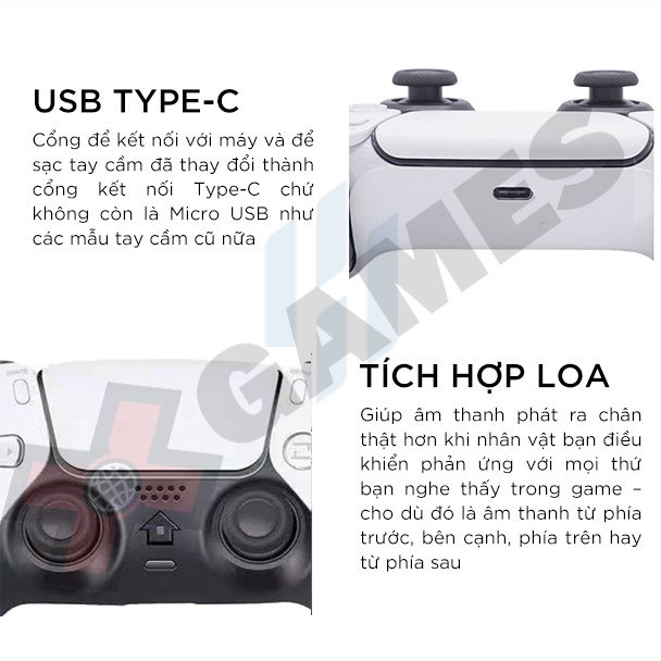 Tay cầm FO4 DualSock chơi game PC - Laptop - Smart phone, Tay cầm chơi game kết nối bluetooth
