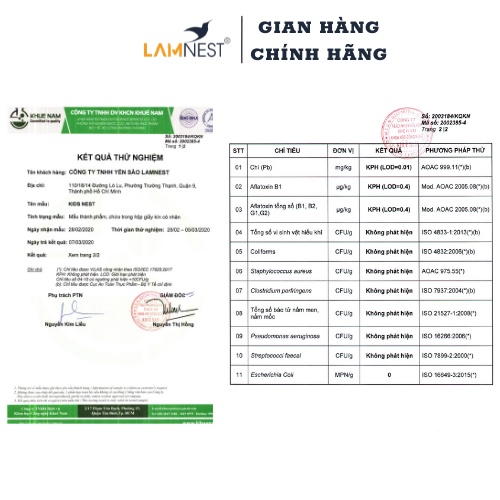 Tổ Yến Chưng Đông Trùng Hạ Thảo LamNest tươi nguyên chất 30% yến 70ml - yensaocaocaplamnest