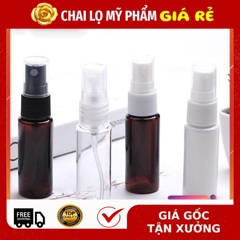 Chai nhựa pet xịt phun sương , chai lọ chiết mỹ phẩm , phụ kiện du lịch