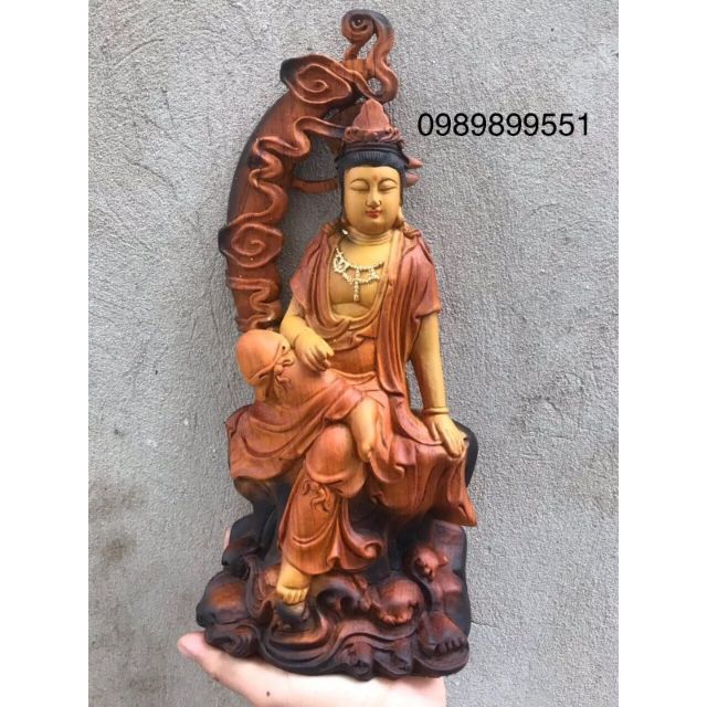 Tượng phật bà quan âm cao 30cm
