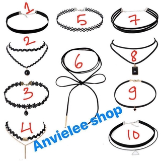 Set 10c vòng Choker mẫu 1