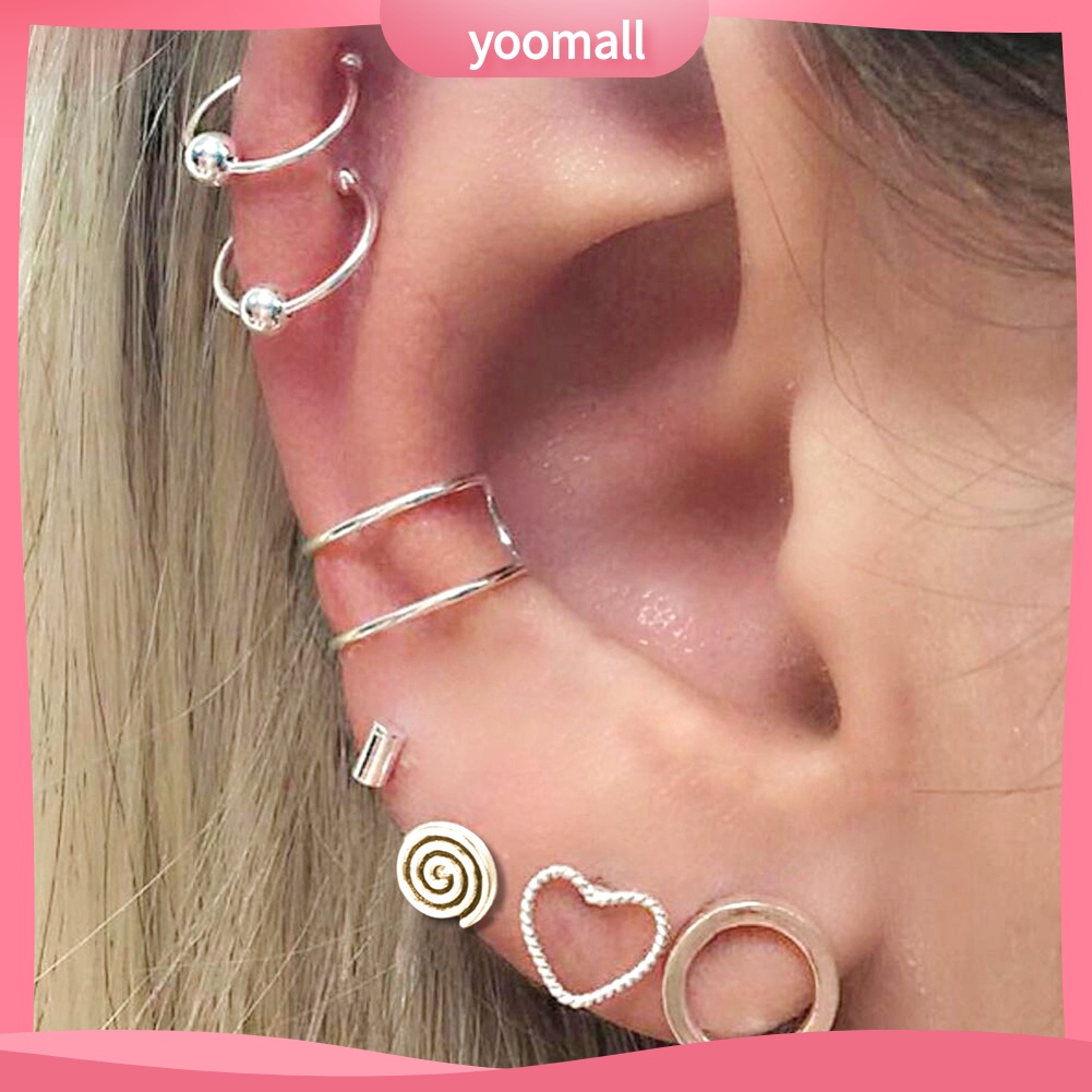 Set 7 khuyên tai phong cách Bohemian cổ điển dành cho nữ