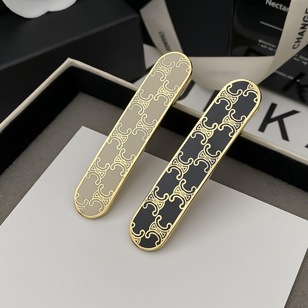 Kẹp Tóc Kim Loại VANES1 Hình Hoa Và Chữ C Phong Cách Vintage Cho Nữ