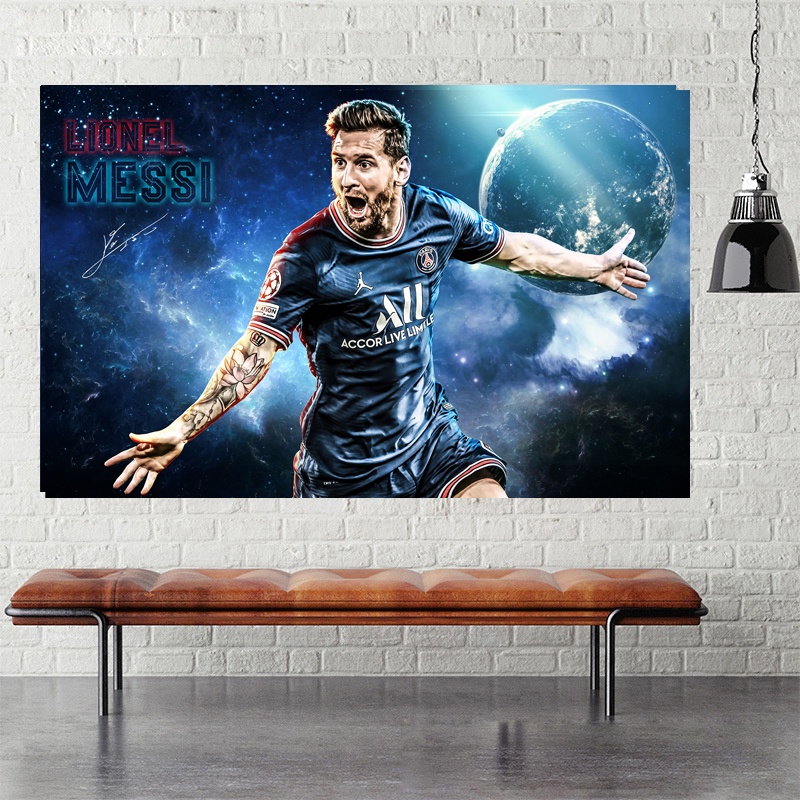 Decal dán tường Messi phiên bản mới (ảnh HD)