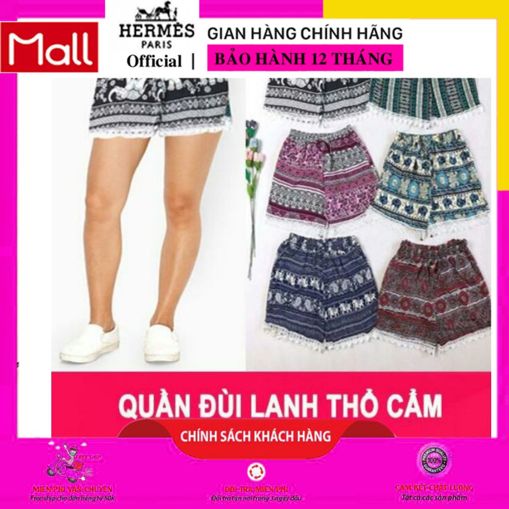💖FREESHIP💖 QUẦN ĐÙI NỮ CHẤT LANH CAO CẤP VT676