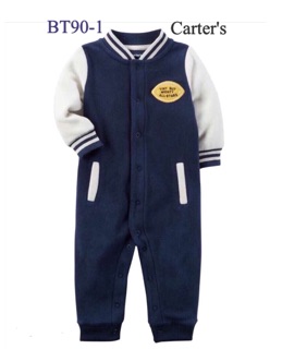 Bộ nỉ bodysuit Carter bé trai 6-24 tháng