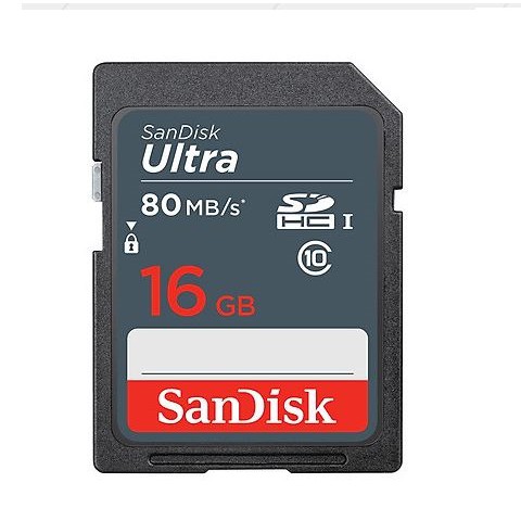 Thẻ nhớ SD 16GB Sandisk (80Mb/s)