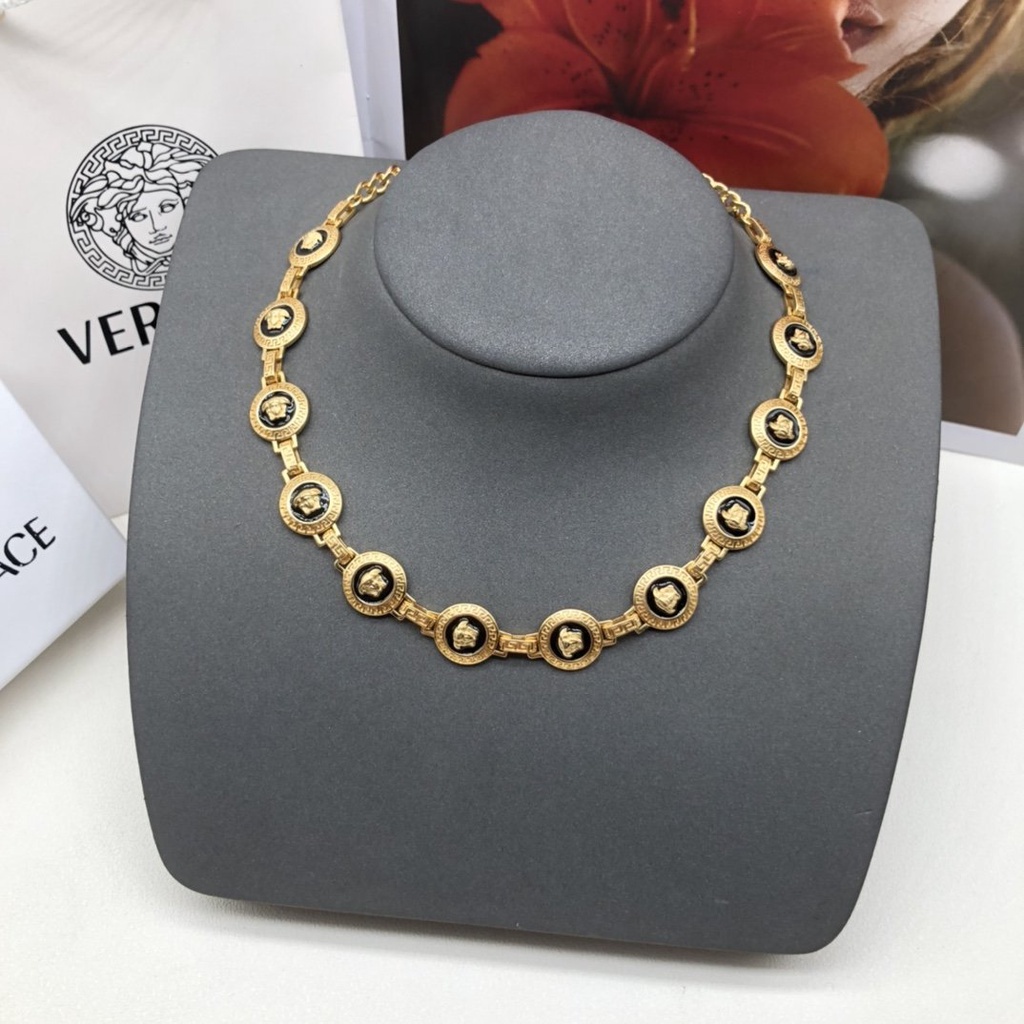 Vòng cổ titan chocker thương hiệu VS mạ vàng sang chảnh VCH12