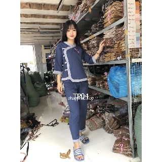 Đồ lam, quần áo đi chùa - Tim phối 2