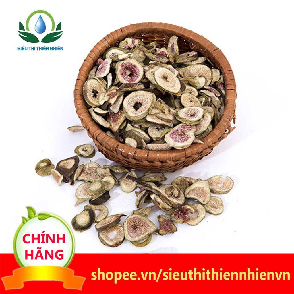 Quả sung thái lát sấy khô mộc sắc 100g, sung sấy lạnh nguyên chất của siêu thị thiên nhiên