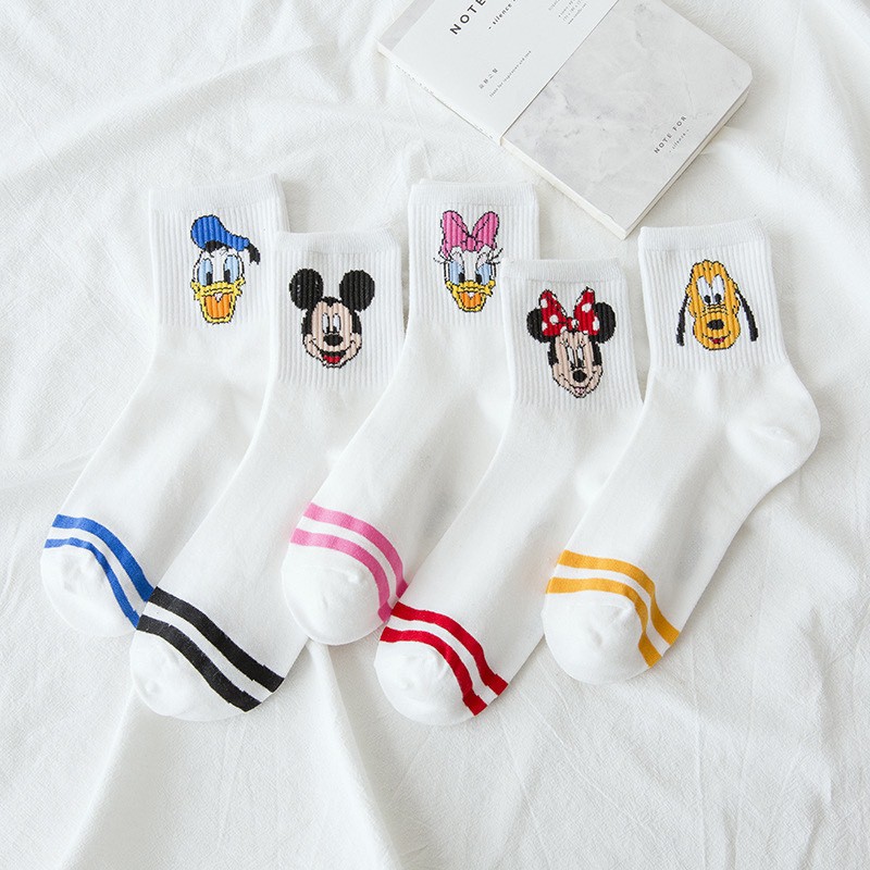 Vớ tất nam nữ họa tiết hoạt hình Disney cute TN74