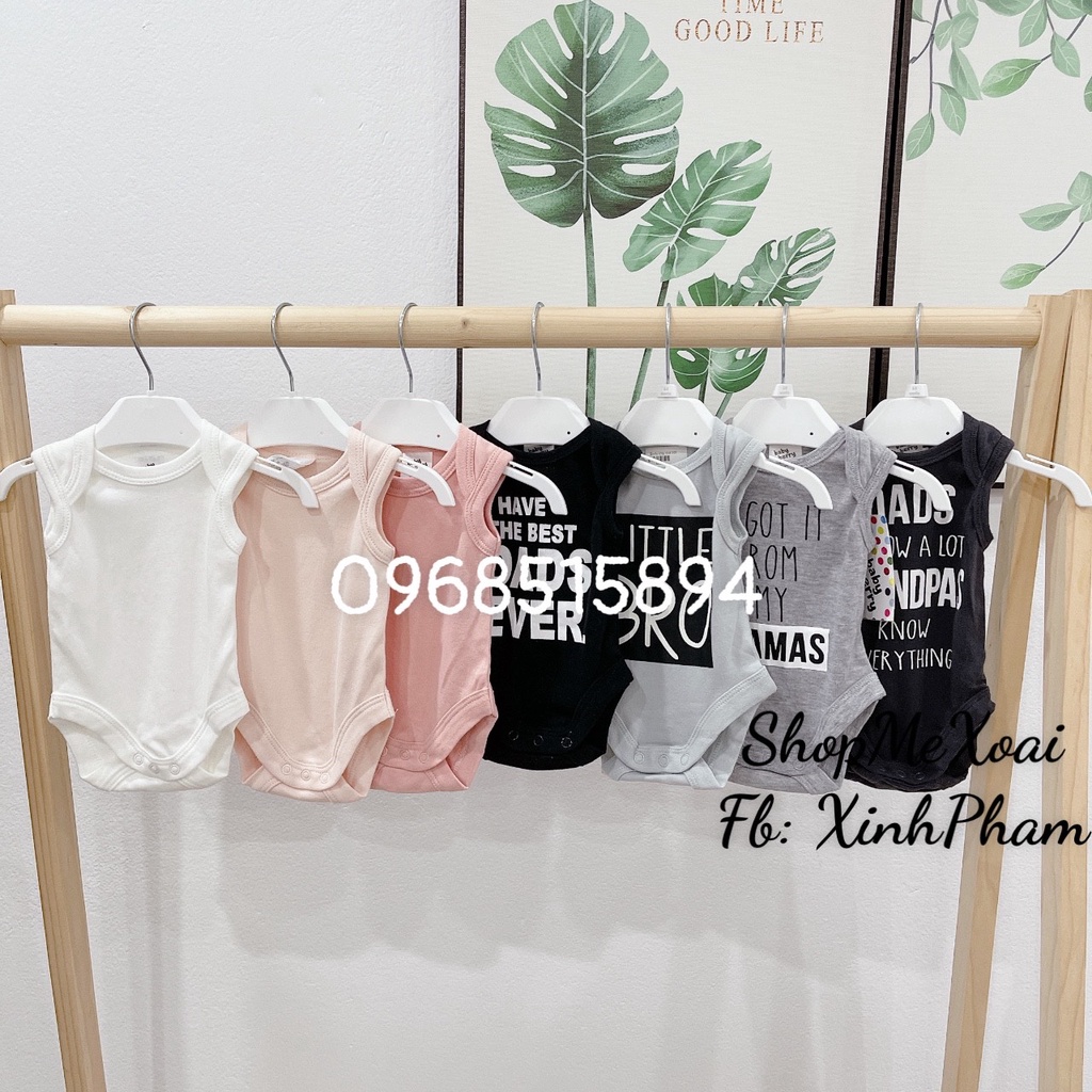 [link 2] Body chip cộc tay cho bé 1-2,2kg( thiếu tháng,sinh non), 100% cotton mềm mại