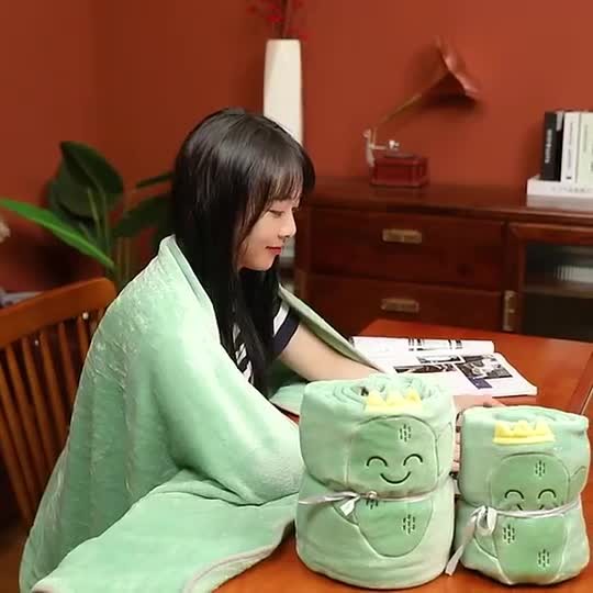 Chăn lông tuyết văn phòng chăn hè cho bé lông mềm mịn nhiều hình dễ thương kích thước 100cm x 80cm MiibooShi TB255222H