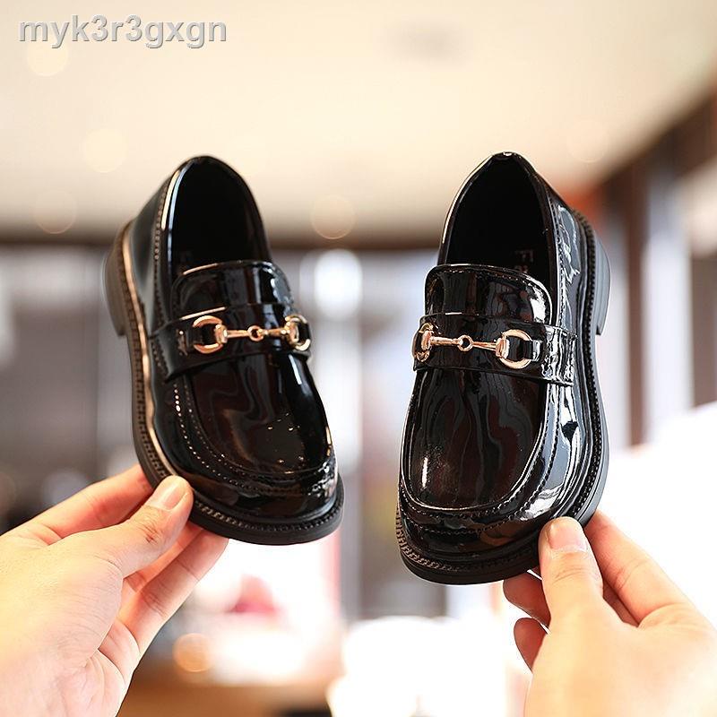 (Mới về)☫Lewis & clarks cô gái giày da nhỏ mùa thu cậu bé lớn công chúa màu đen phong cách Anh trẻ em đơn JK