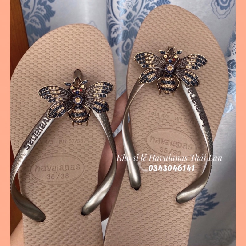 Dép Havaianas Nữ Gắn Charm
