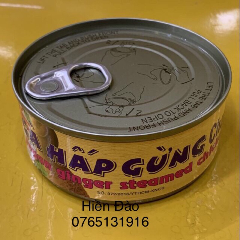 GÀ HẤP GỪNG CHAY ÂU LẠC