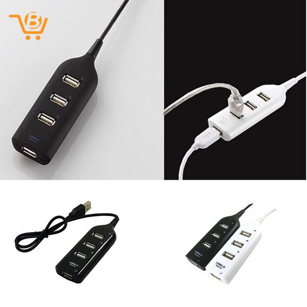 Adapter Hub 4 Cổng Usb 2.0 Tốc Độ Cao Cho Laptop Pc 10 | BigBuy360 - bigbuy360.vn