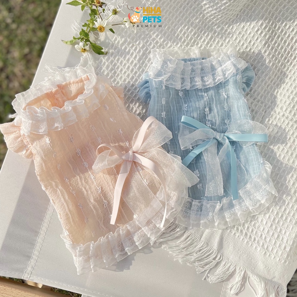 Quần Áo Cho Chó Mèo Vải Voan Hàn Quốc Quần Áo Thú Cưng Thời Trang Cao Cấp Hihapet.