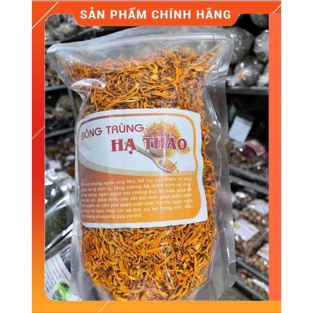 500g Đông trùng hạ thảo loại 1 sấy khô vàng thơm