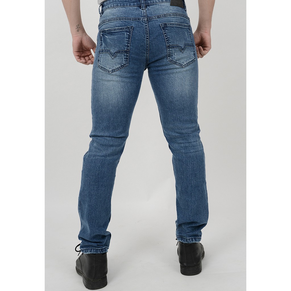 91 ANINETYONE - Quần Jeans Nam Skinny 005 (Xanh nhạt)