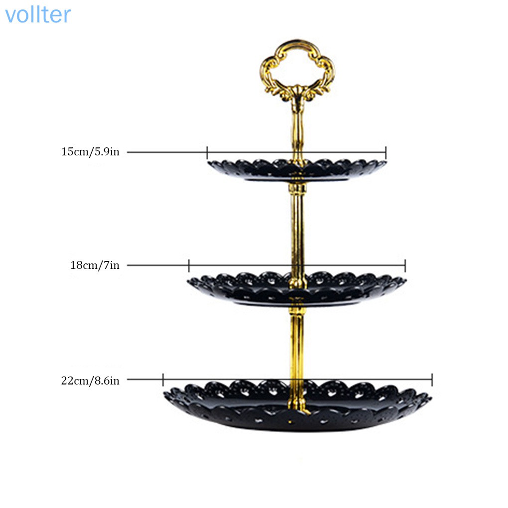 Kệ Trưng Bày Bánh Kẹo 3 Tầng Tiện Lợi