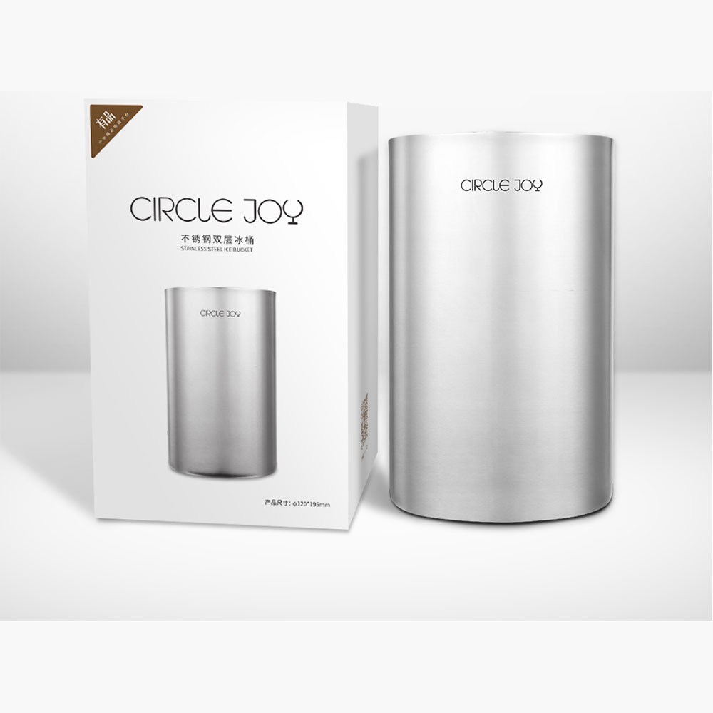 Thùng đựng đá 2 lớp inox 304 Circle Joy CJ-BT01 cao cấp chính hãng - Minh Tín Shop