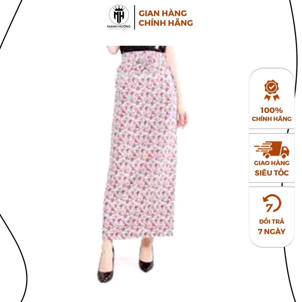 Váy Chống Nắng 2 Lớp MẠNH HƯỜNG Mặc 2 Mặt Chất Kate