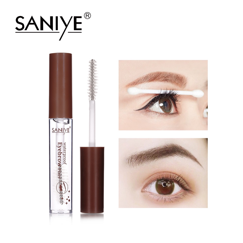 [Hàng mới về] Gel Định Hình Lông Mày Saniye Trong Suốt Dạng Lỏng Chống Thấm Nước Và Mồ Hôi
