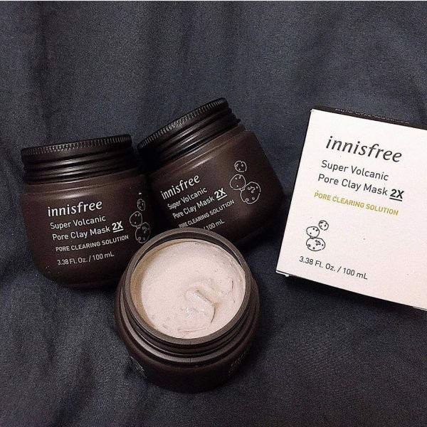 [Xả Date T1/2023] Mặt Nạ Đất Sét Innisfree Super Volcanic Pore Clay Mask 2X