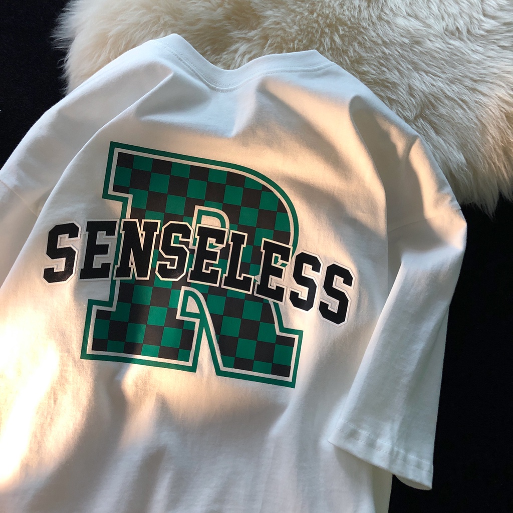 SUXI Áo Thun Tay Ngắn Cổ Tròn In Chữ Phong Cách Hàn Quốc Thời Trang Mùa Hè Cho Nữ