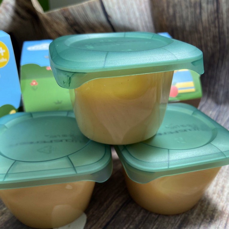 Váng Sữa Trái Cây Và Pudding Heinz Cho Bé Ăn Dặm 4 m+ ( Nắp Xanh Lá)