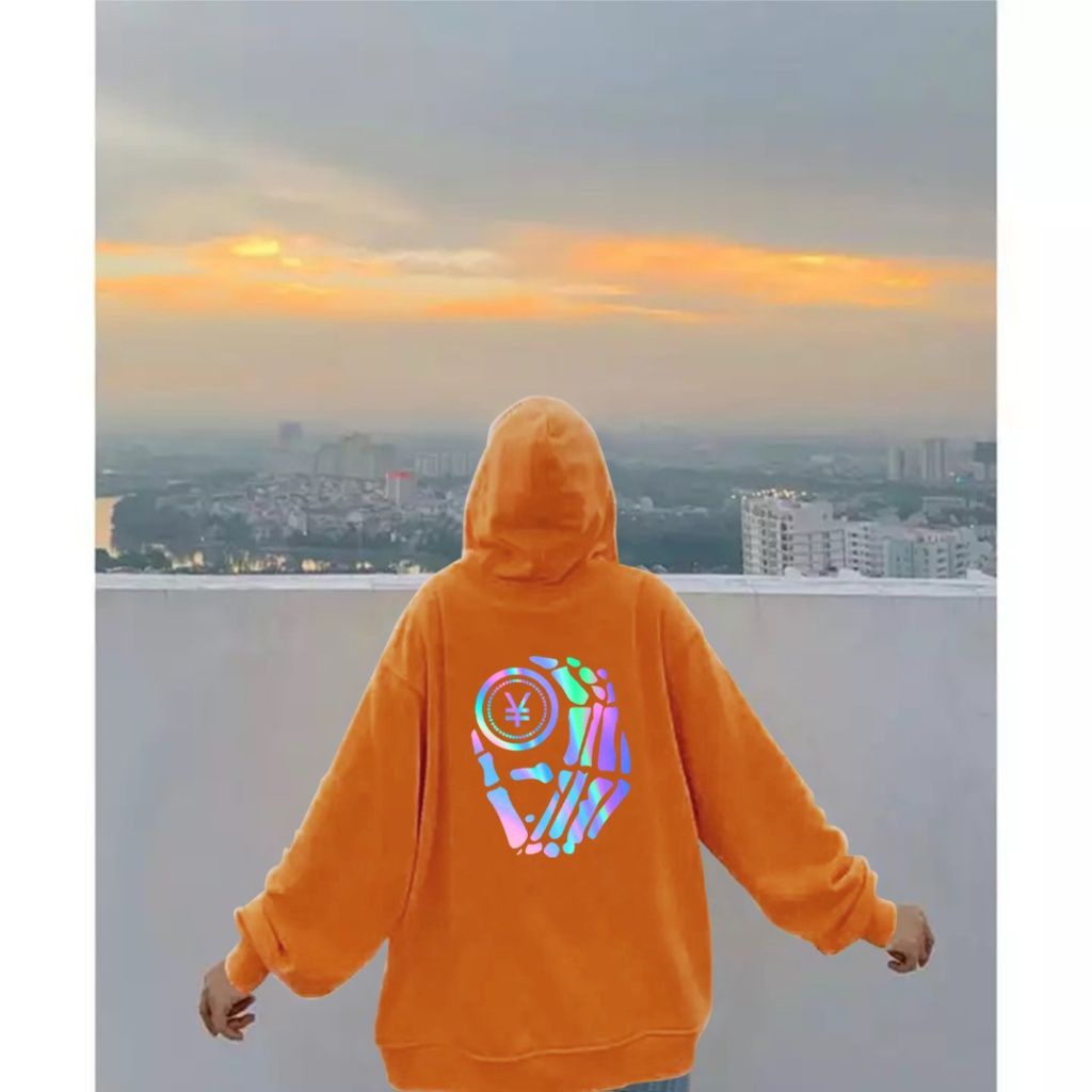 [Hìnhthật]Áo Hoodie in DIRTY COINS nỉ bông dáng rộng Hàn