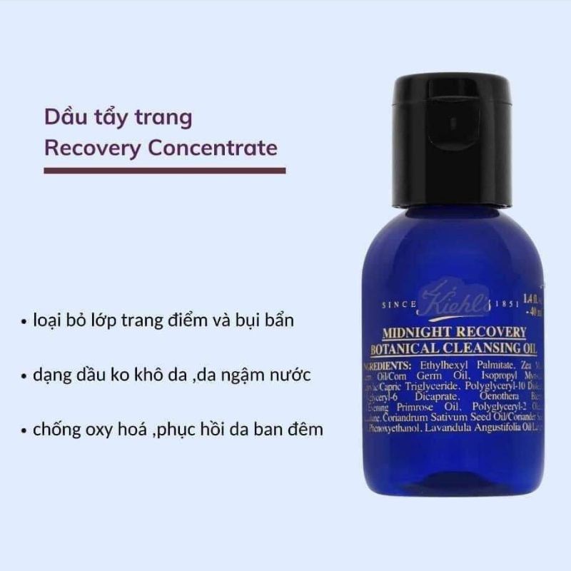 Dầu Tẩy trang cho mọi loại da kiehls