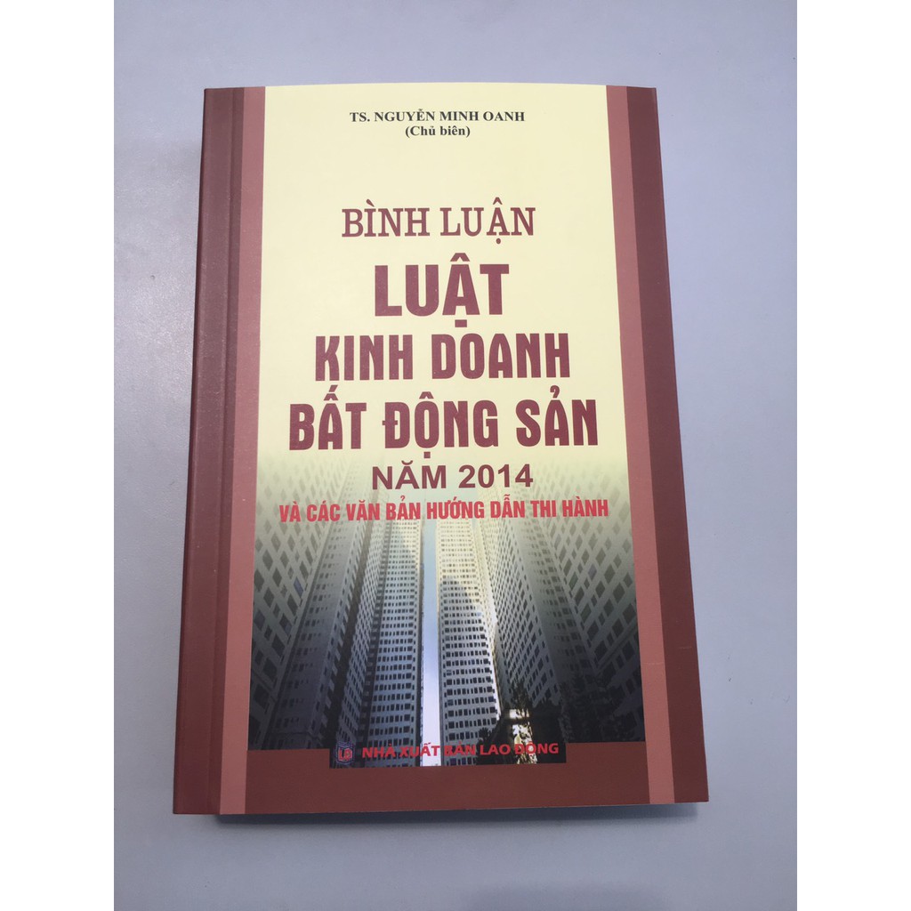 Sách Bình luận Luật Kinh Doanh Bất Động Sản năm 2014