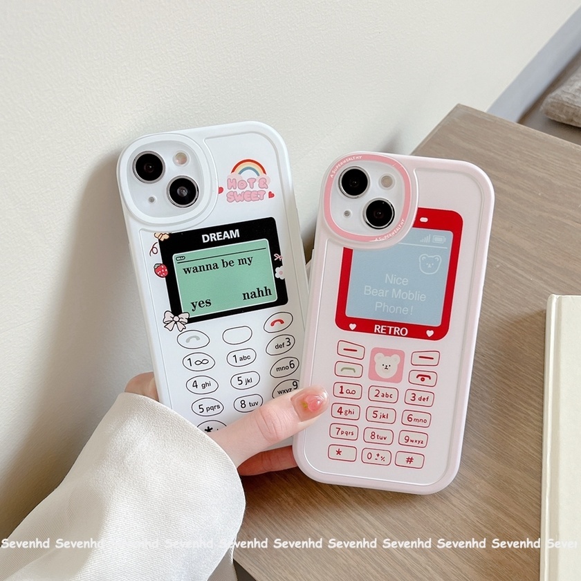 Ốp Điện Thoại Họa Tiết Nokia Doodle Dễ Thương Cho iPhone 13 12 11 Pro Max SE2020 X XR Xs Max 7 8 Plus