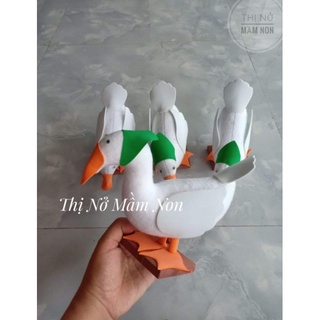 Con vịt con vật vải nỉ đồ dùng mầm non