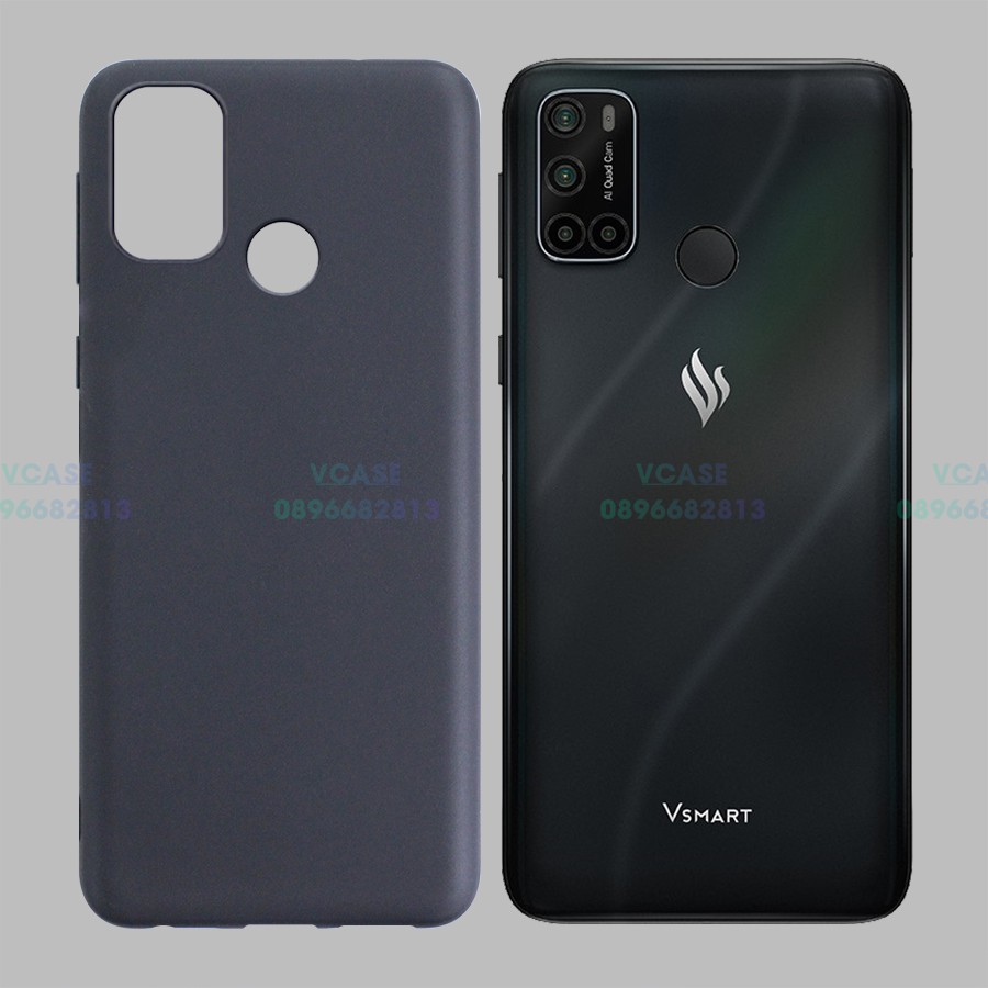 Ốp Lưng Vsmart Joy 4 - Dẻo Đen và Trong Suốt