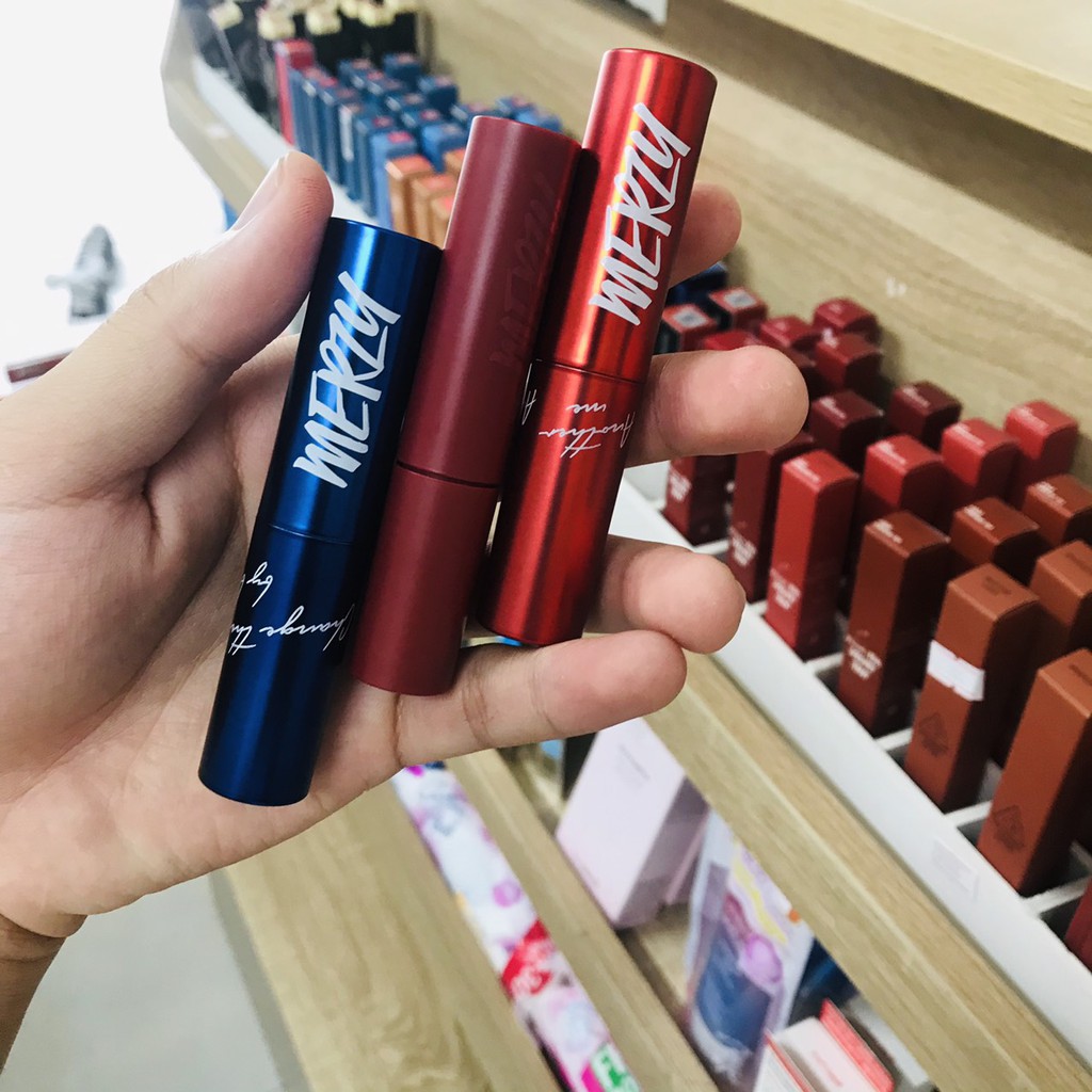 [Classic Blue,V6 EDITION,M5,M6] Son Kem Lì, Siêu Mịn Merzy Velvet Tint | BigBuy360 - bigbuy360.vn
