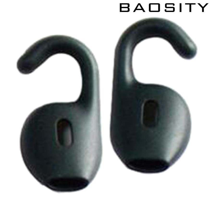 (baosity) 1 Cặp Nút Silicon Bọc Tai Nghe Cho Jabra Boost (trái + Phải) Đen