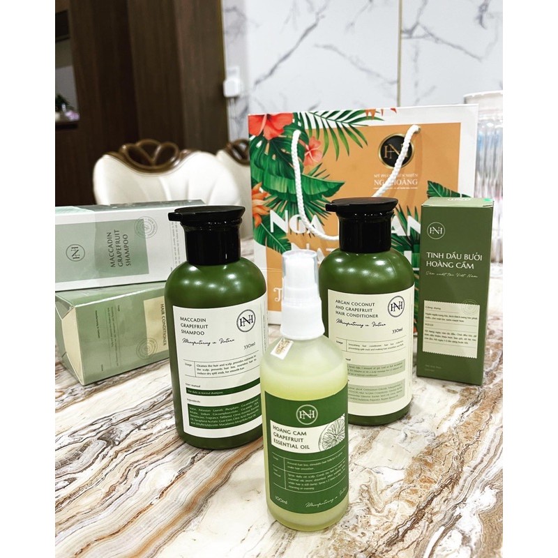 BỘ DẦU GỘI Ủ, DƯỠNG TÓC BƯỞI DỪA NGA HOÀNG NEW