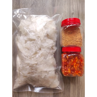 [500g PSMN ớt rim] | Combo 500g bánh tráng phơi sương + hủ ớt rim + hủ muối nhuyễn | Cay xé ruột gan cay thấu tâm can