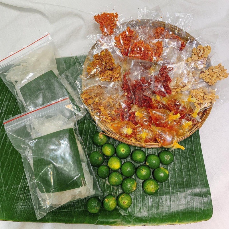 BÁNH TRÁNG RÌA PHƠI SƯƠNG TRỘN KHÔ BÒ