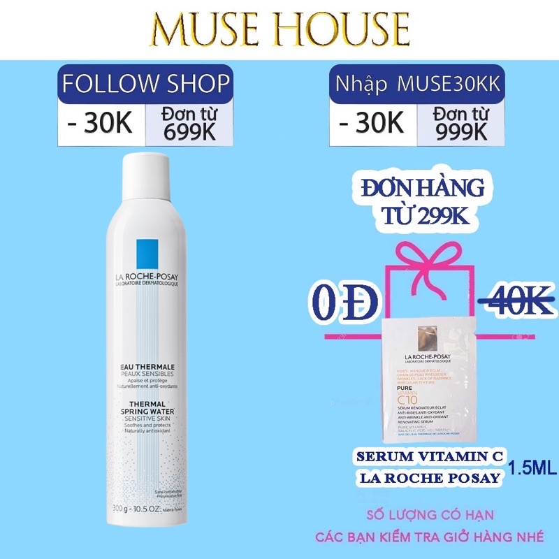 Xịt Khoáng LA Roche Posay 300ml 150ml 50ml- MUSE HOUSE