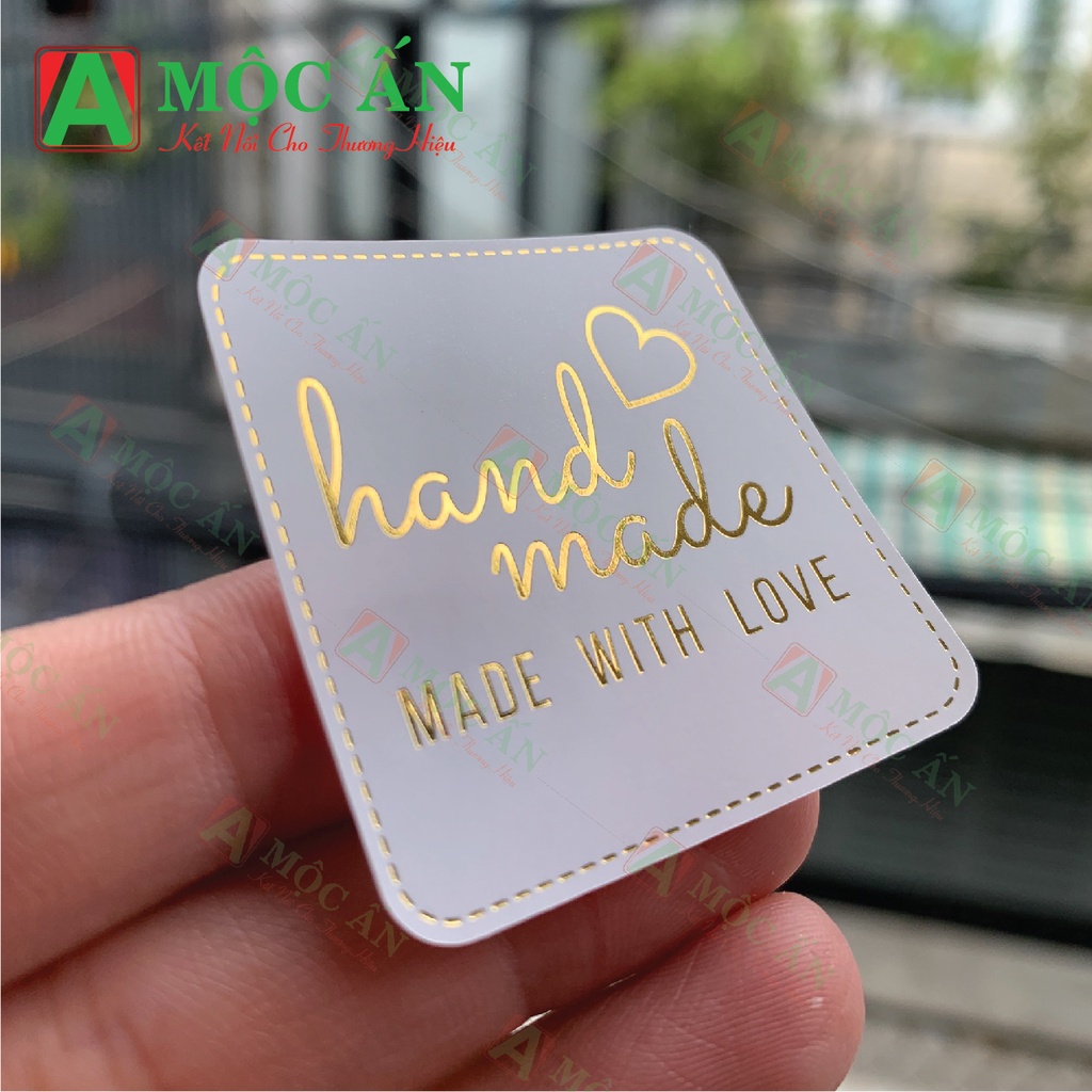 100 Tem Ép Kim " Handmade' siêu sang