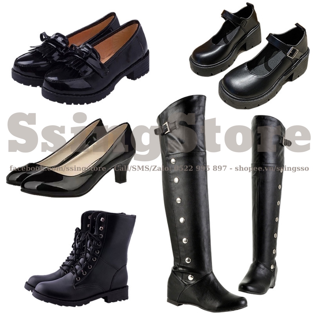 SSINGSTORE  Giày boot cosplay nhân vật anime manga